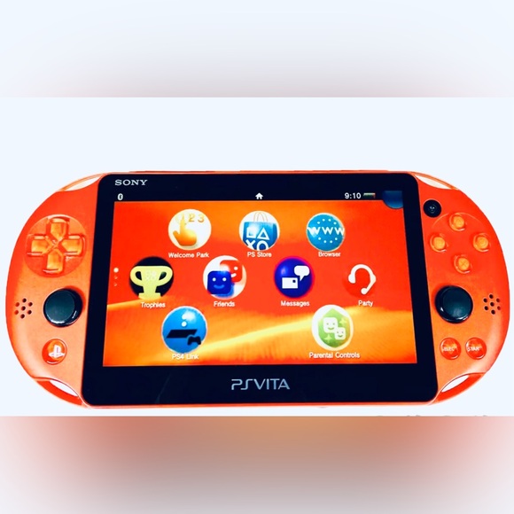 PS Vita Sony PCH-2000 Arancione Fluo Ricondizionata - Console Portatile, 5" LCD, Wi-Fi, Spedizione 1 Giorno!